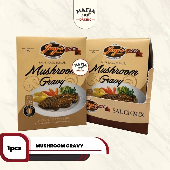 

✨TERLARIS -Marinade Mix Jay's Grill Master Mushroom Gravy - Harga Spesial !