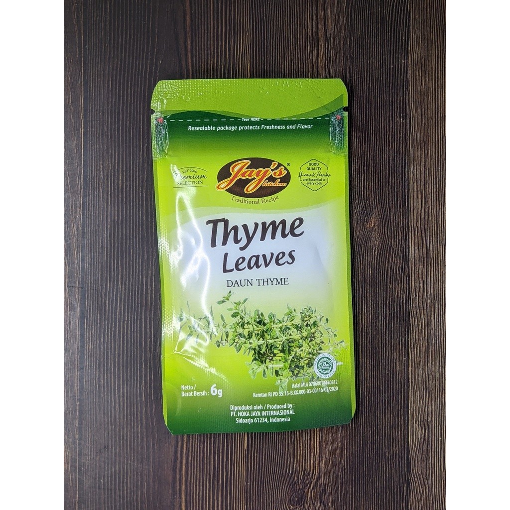 

JAYS THYME LEAVES 6GR