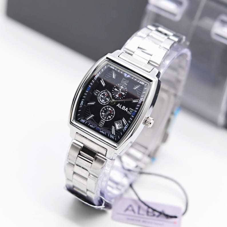 Jam Tangan Wanita ALBA 7275 Rantai Oval free boxx