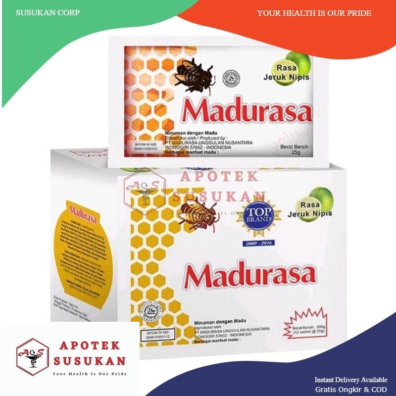 

Madurasa Madu Murni 1 box 12 Sachet