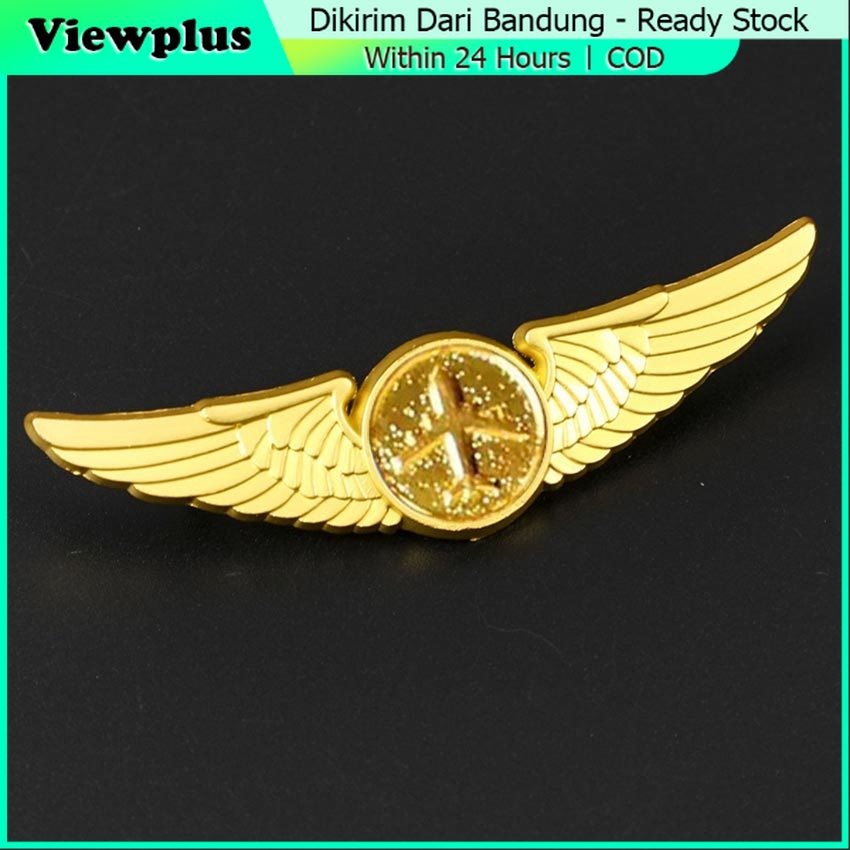 Pin Pilot Wing Pembangunan Karakter New Mahnet Lencana Wing Penerbangan Wing Logo Sekolah Penerbanga