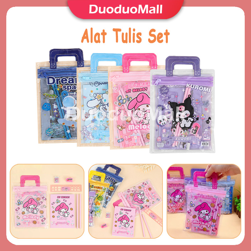 

Alat Tulis Set 6 in 1 Karakter Lucu/Set Stationery Anak
