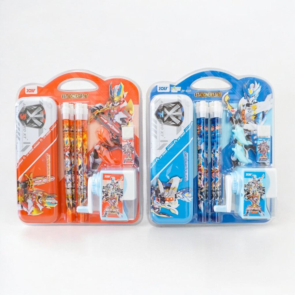 

PENSIL SET ROBOT / SET PENSIL ANAK COWOK / PENSIL SET LENGKAP / SOUVENIR ANAK