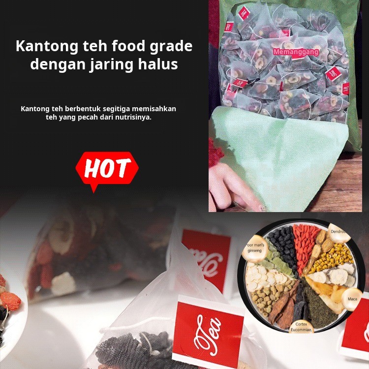 

✨premium Beli 1 gratis 1 ✨Booster Tea Meningkatkan Trombosit / Memelihara Stamina/Chinese Tea Kurma Merah(30pack),Baby Chrysanthemum, Gojiberry,Black Wolfberry Mulberry Red Date Tea