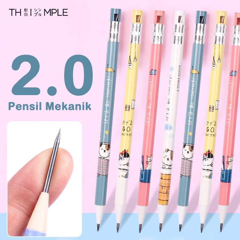 

Mechanical Pencil Graphite Lead Automatic/Pensil Mekanik 2.0mm-THIMPLE