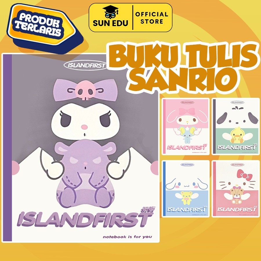 

Buku sanrio B5 catatan garis cute/ Notebook 30 lembar lined buku tulis