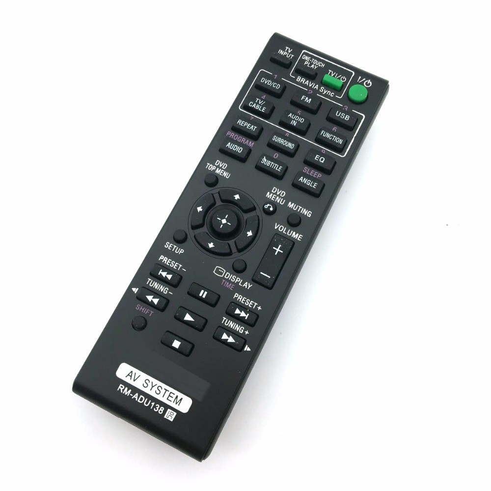 RM-ADU138 Remote Control for Sony DAV-TZ135 DAV-TZ140 DAV-TZ145 DAV-TZ150 HBD-TZ140 HBD-TZ145 Home T