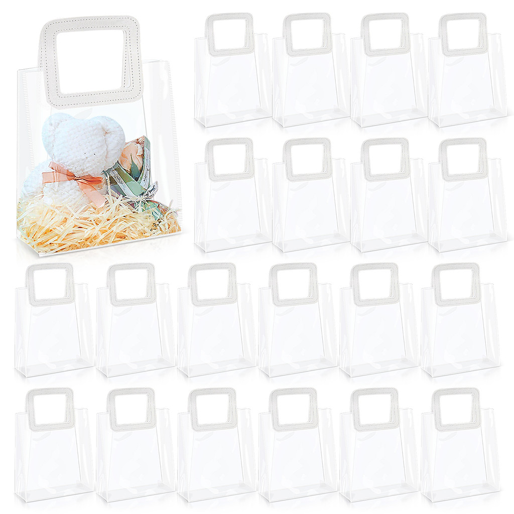 

20pcs gift wrapping bags, transparent bags, gift wrapping, anniversary birthday gifts for party parties, Easter, Mother's Day