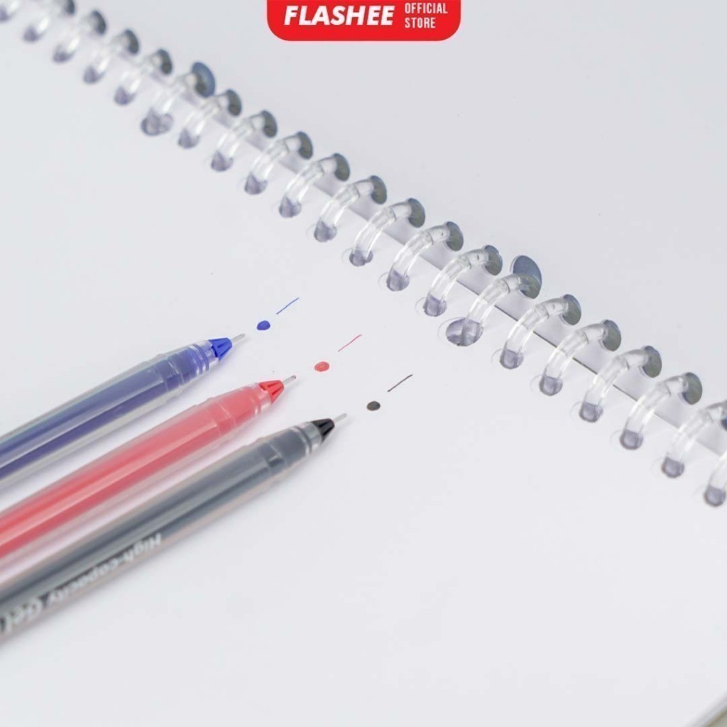 Flashee Gel Pen/ Pulpen Gel Tipis Nyaman Dipegang Narita Gel Pen 0.5mm Snap & Go Gel Pen Gel Standar