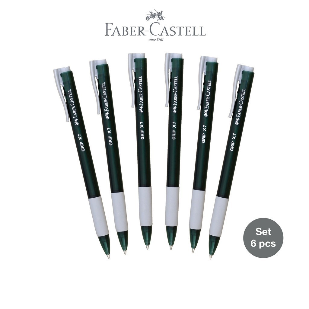 

Faber-Castell Grip X Green Pantone set 6