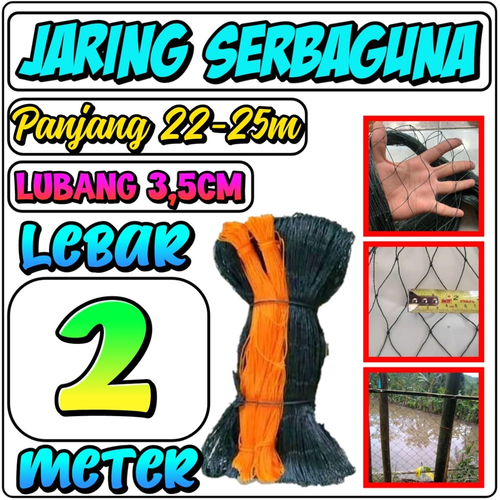 Jaring Ayam Jaring Kandang Ayam Lebar 2 Meter x Panjang 20-25 Meter