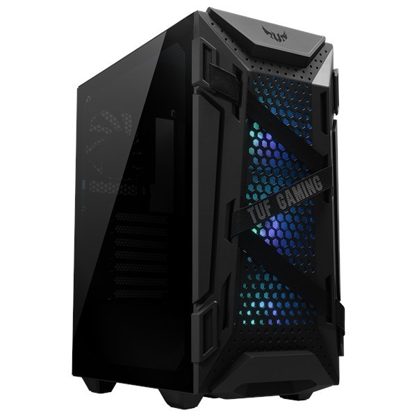 ASUS TUF Gaming GT301 Mid-Tower Tempered Glass Gaming PC Case
