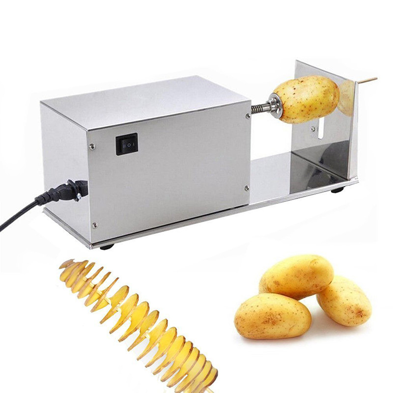 Tornado Potato Cutter Machine Electric Spiral Cutting Machine Chips Machine Chopper Potato Chip Stri