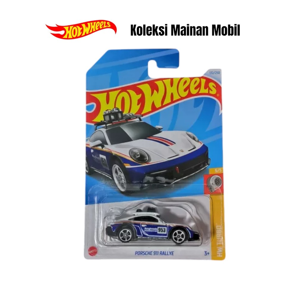 Hot Wheels  Porsche 911 Rallye Putih