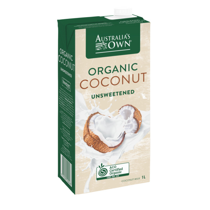 

AUSTRALIA OWN Coconut Milk Organic Unsweetened /Coconut Milk 1L