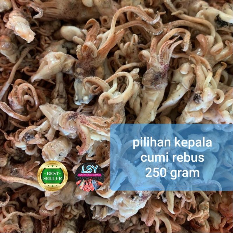 

ikan asin pilihan kepala cumi rebus 250 gram