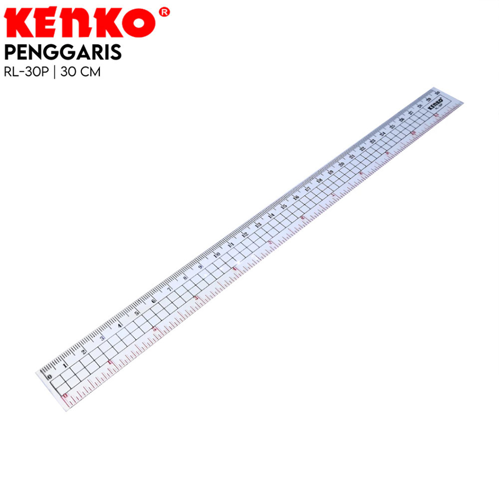 

Penggaris Ruler 30 Cm Kenko Mika RL-30P Ruler