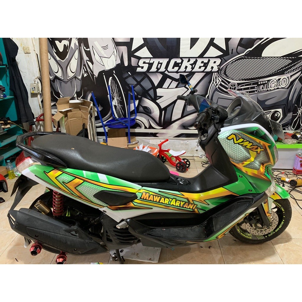 Stiker Decal Sticker Stripping Setiker Seticker Motor NMAX OLD FullBody 2020 2019 Sticker 13