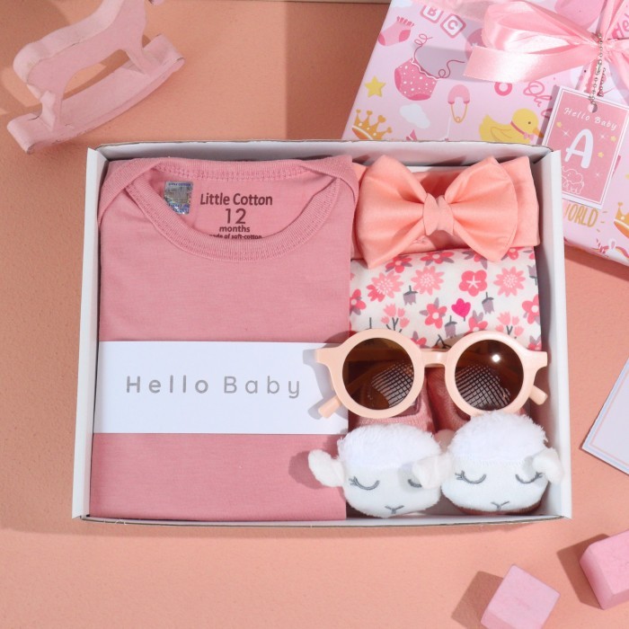

Hampers Bayi Baby Girl Boy Kado Lahiran Perempuan Laki Laki Gift Set - 110 Pink