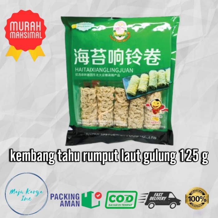 

Kembang tahu rumput laut gulung fried seaweed bean curd roll 125 g