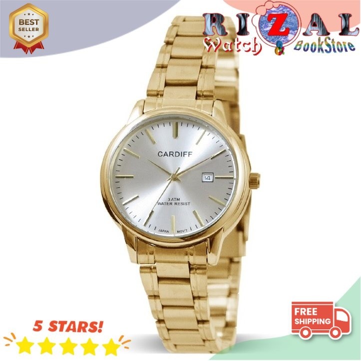 Terlariss Jam Tangan Wanita Rantai CARDIFF Analog H 7605 Water Resist