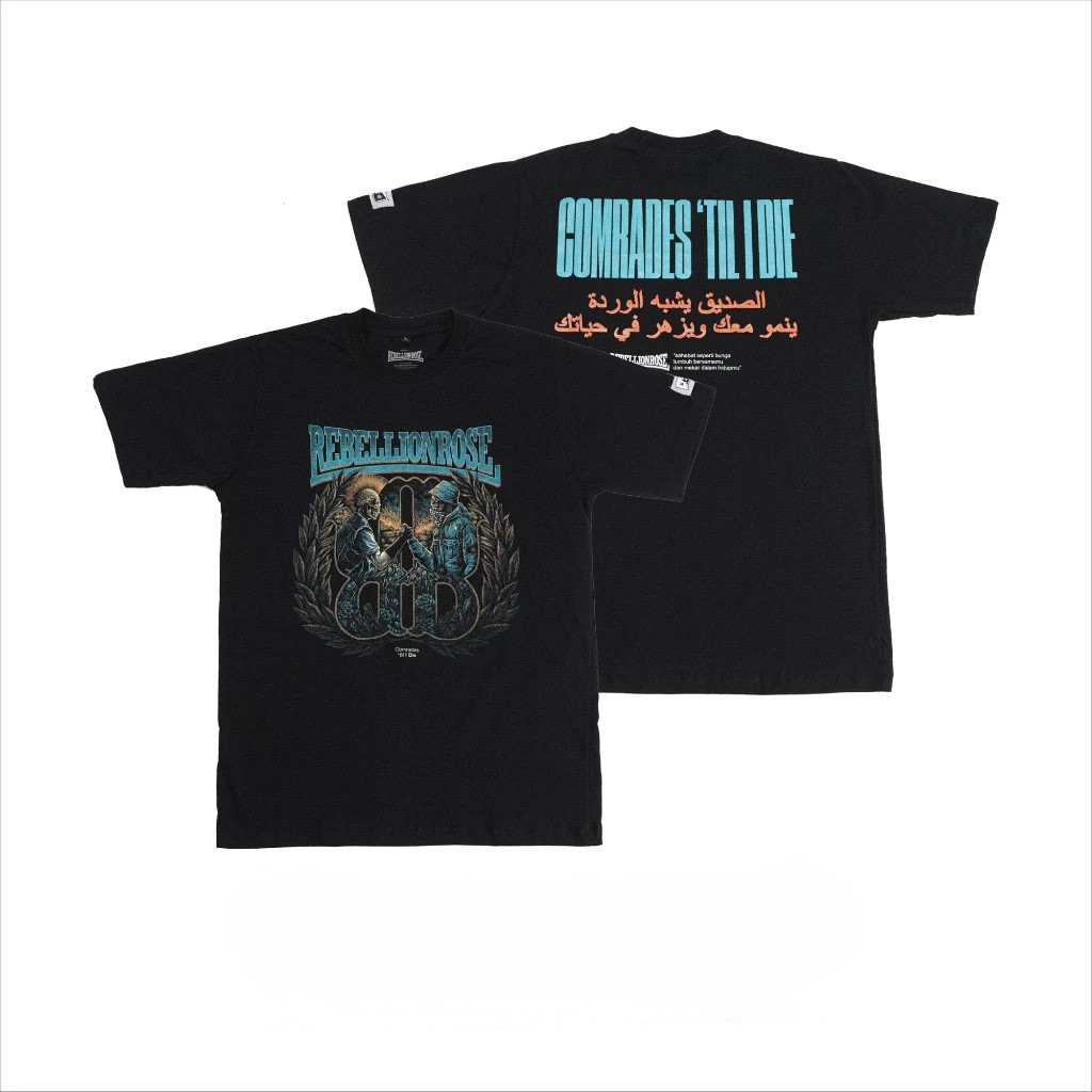 COD  Tshirt REBELLION ROSE - COMRADES TILL DIE