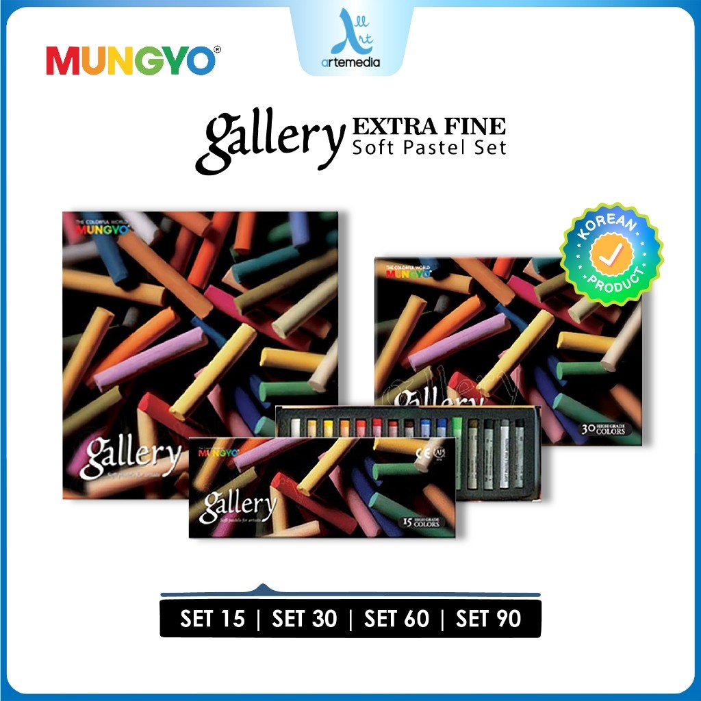 

Gramedia Surabaya - Mungyo Gallery Artists Extra Fine Soft Pastel Set 30 Crayon but