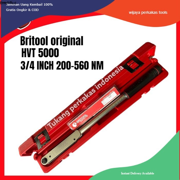 BRITOOL KUNCI MOMEN KUNCI TORSI 3/4 INCH TORQUE WRECH HVT 5000