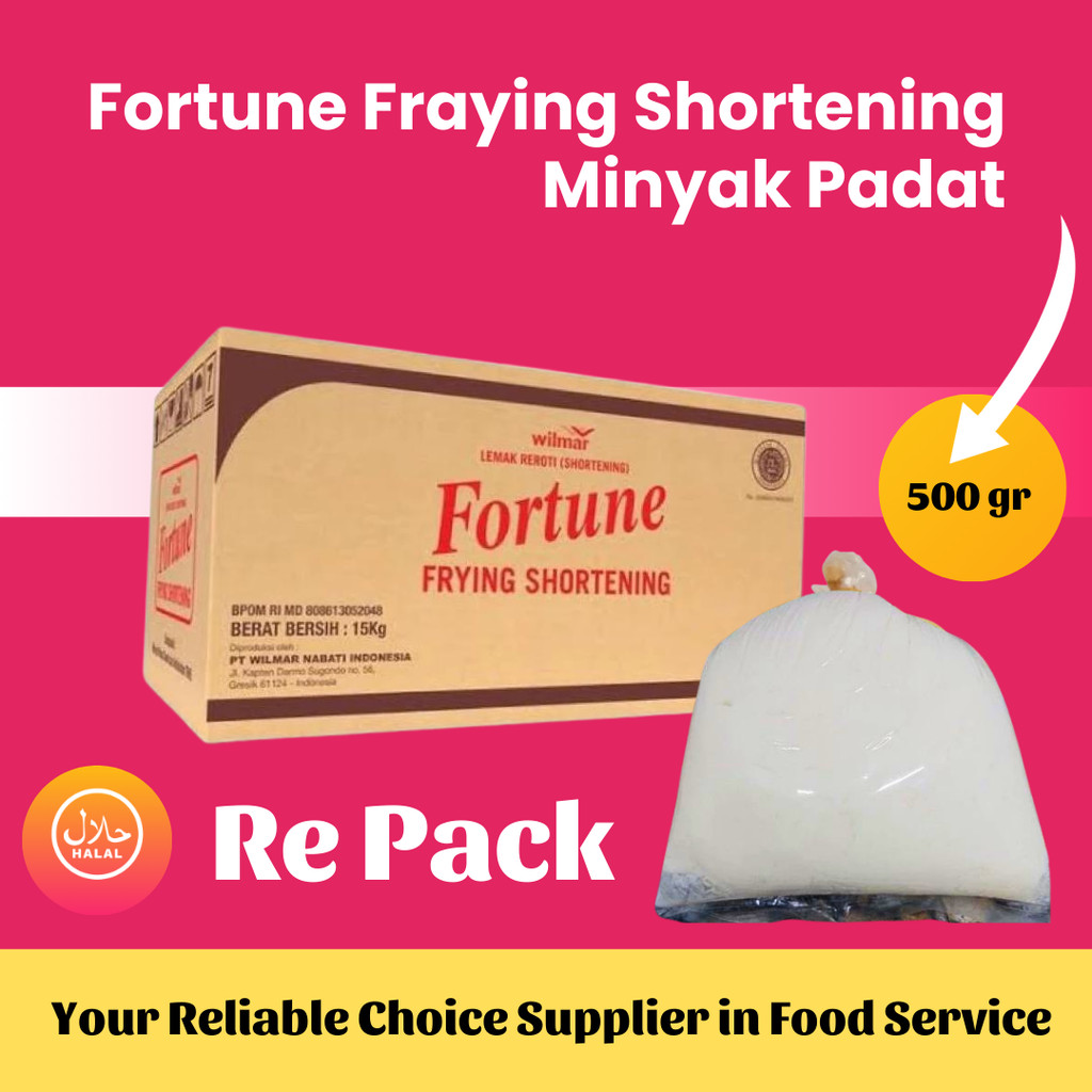 

Minyak Goreng Padat Fortune 500 gr Minyak Padat Untuk Donut dan Gorengan Jadi Lebih Nikmat Fortune Frying Shortening