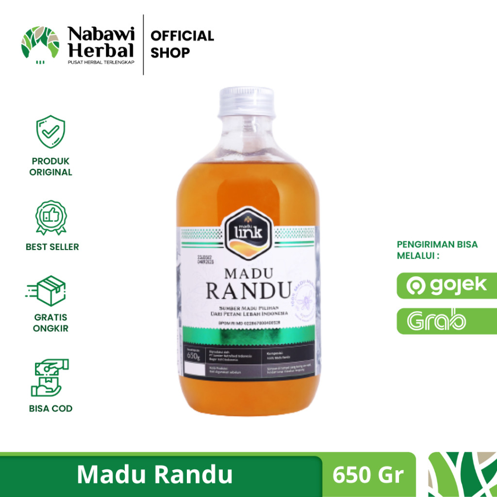 

Madu Randu 650Gr Orginal - Madu Link | MajaHerbal