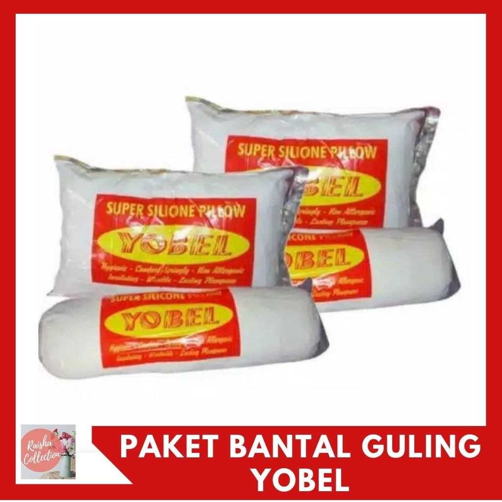 Raishacollection Paket Bantal & Guling Set Yobel- Standart Bantal & Guling Hotel