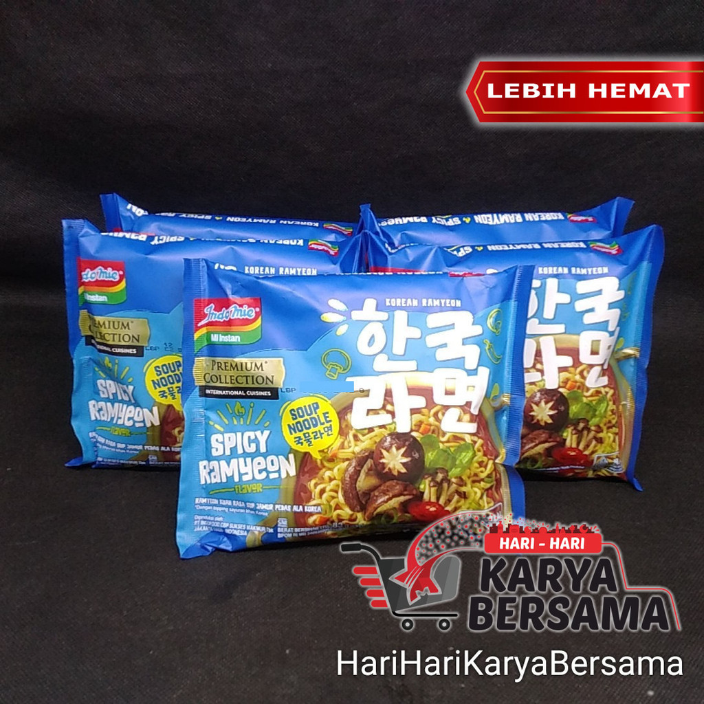 

INDOMIE MI INSTAN SPICY RAMYEON KOREAN SOUP PACK 5'S X 83GR