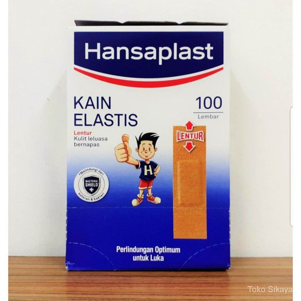 

HANSAPLAST PLESTER LUKA 1 PAK ISI 100 Pcs Sachet - Dus Grosir Hansaplas Elastis Saset