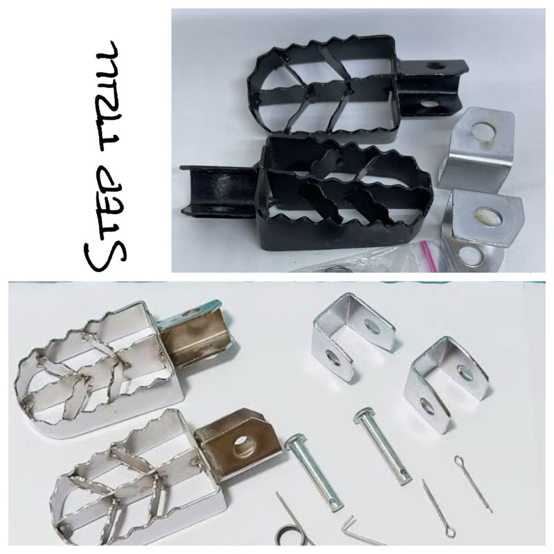 footstep step trill trail bebek klx crf supermoto step step universal pulstep rakitan pnp step trail