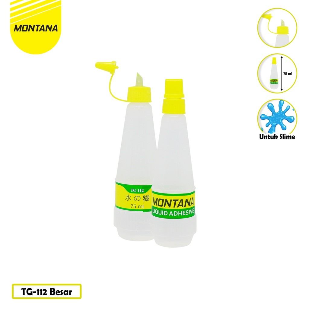 

MONTANA Glue/ Lem Povinal TG-112 Sedang Tanggung 75 ml RETAIL
