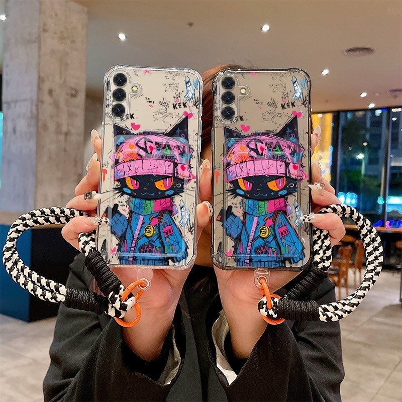 ForsamsungA26 phone case M/Samsung/03/soft rubber 55 cartoon G hanging rope 16 all inclusive 54tpu25