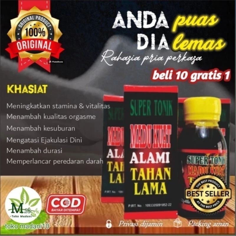Madu Super Tonik Cap Kuda Original 100%