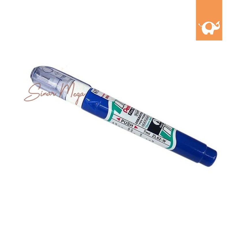 

ATK9 Pentel Correction Fluid Pen ZL62-W Tip-Ex Kertas Cair Berkualitas