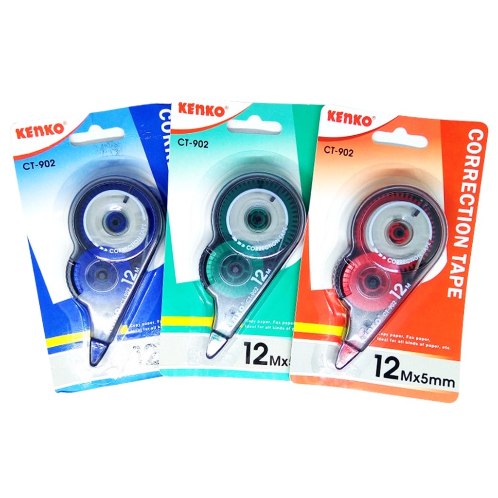 

Correction Roll 12m Kenko CT-902 Correction Tape M&G ACT-55373 ACT-76371