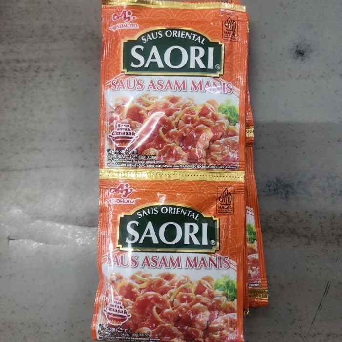

Saori Saus asam manis 25ml×10 rtg