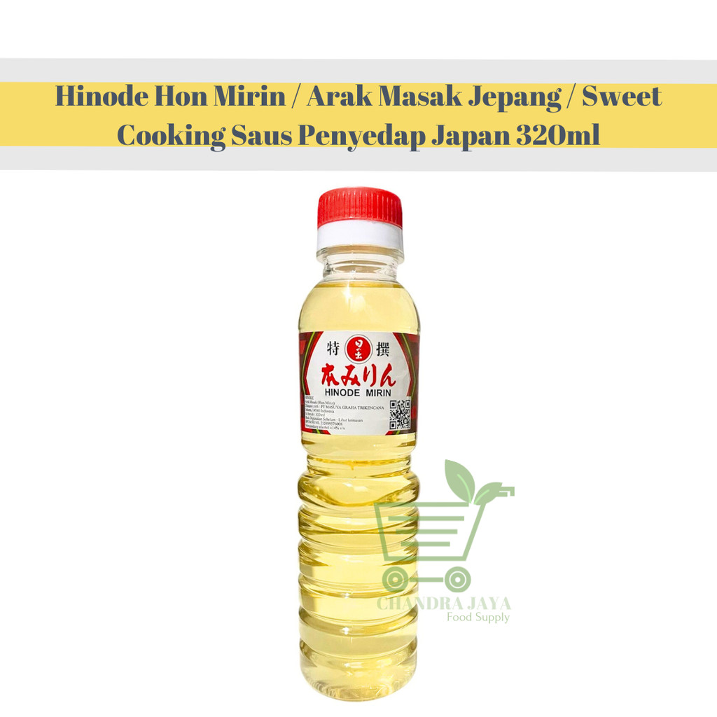 

Hinode Hon Mirin / Arak Masak Jepang / Sweet Cooking Saus Penyedap Japan 320ml