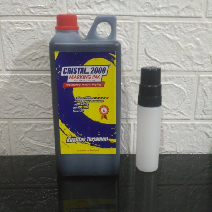 

[Promo]Terjangkau Tinta Spidol Permanent Karung Refill Cristal 2000 Kemasan 1 Liter - Merah