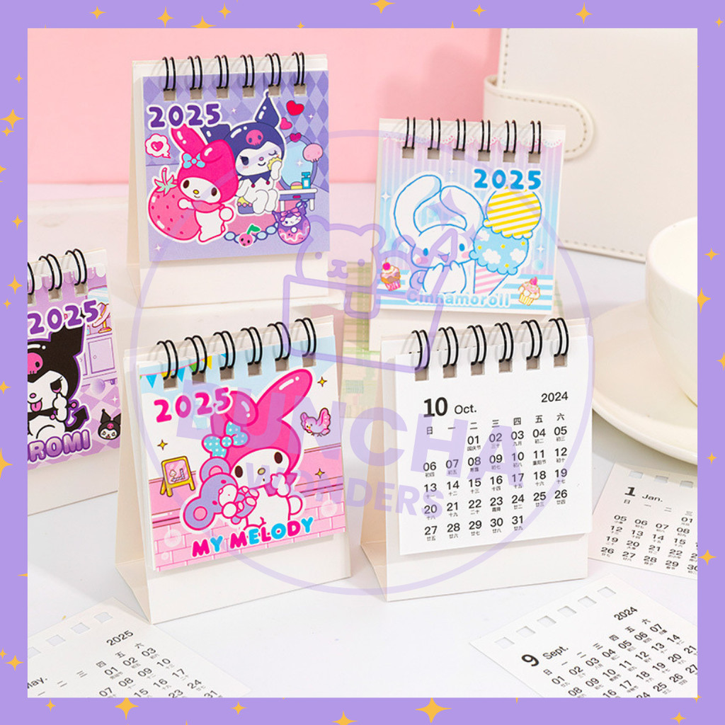 

BW PROMO COD - KALENDER MINI 2025 MOTIF KARTUN KARAKTER BUNNY CAT SR MURAH IMPORT