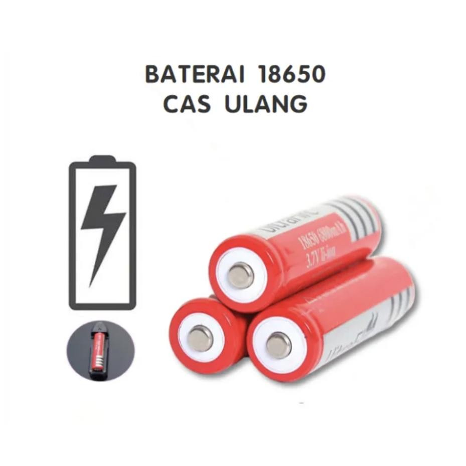 Baterai ULTRAFIRE / Batrei Charge / Batre 18650 / Batrai Isi Ulang