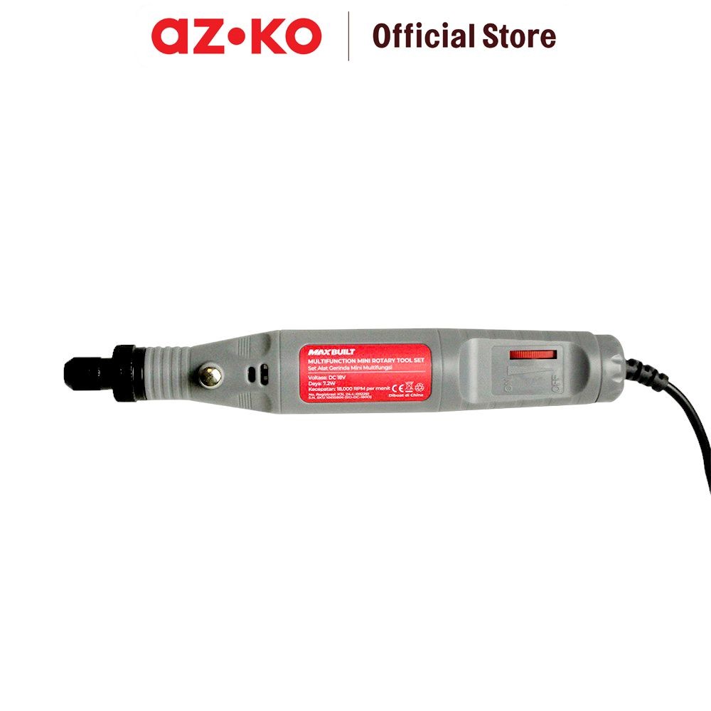 AZKO Maxbuilt Gerinda Elektrik Mini 18V - Abu-Abu Mesin Penghalus Perkakas Peralatan Bangunan Alat P