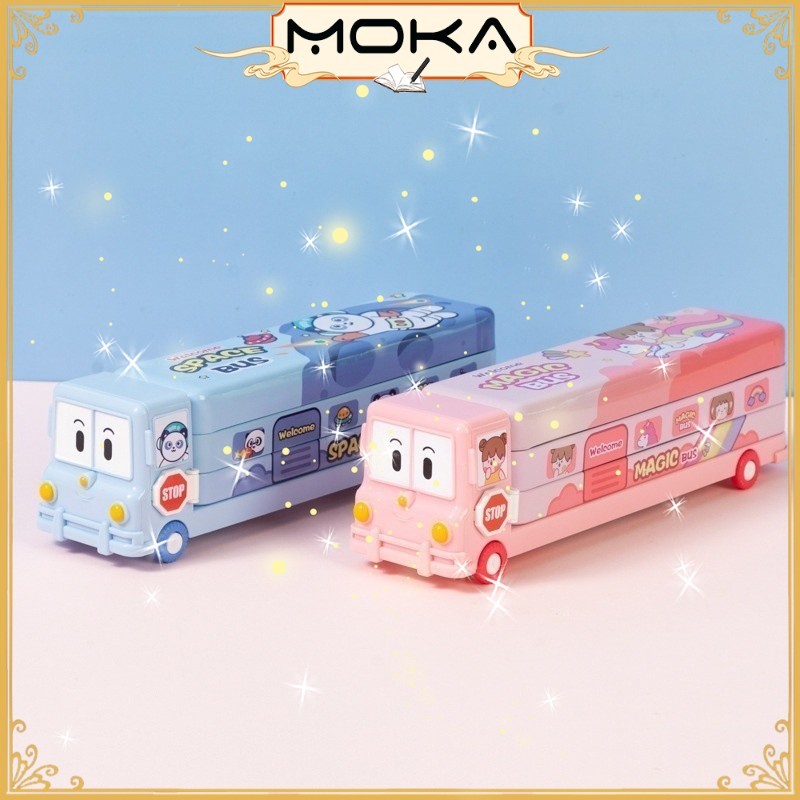 

MOKA KOTAK PENSIL 3 TINGKAT + PENGSERUT KARAKTER TAYO LITTLE BUS LUCU UNIK / TEMPAT PENSIL KALENG 3 SUSUN + RAUTAN BENTUK TAYO MKA192