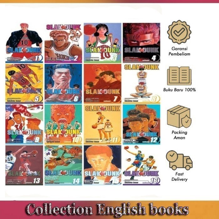 Komik Slam Dunk Volume 1-31 (english & indonesia)
