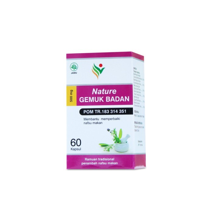 Nature Penggemuk Badan Nature Gemuk Badan Ampuh Original Penambah Berat Badan