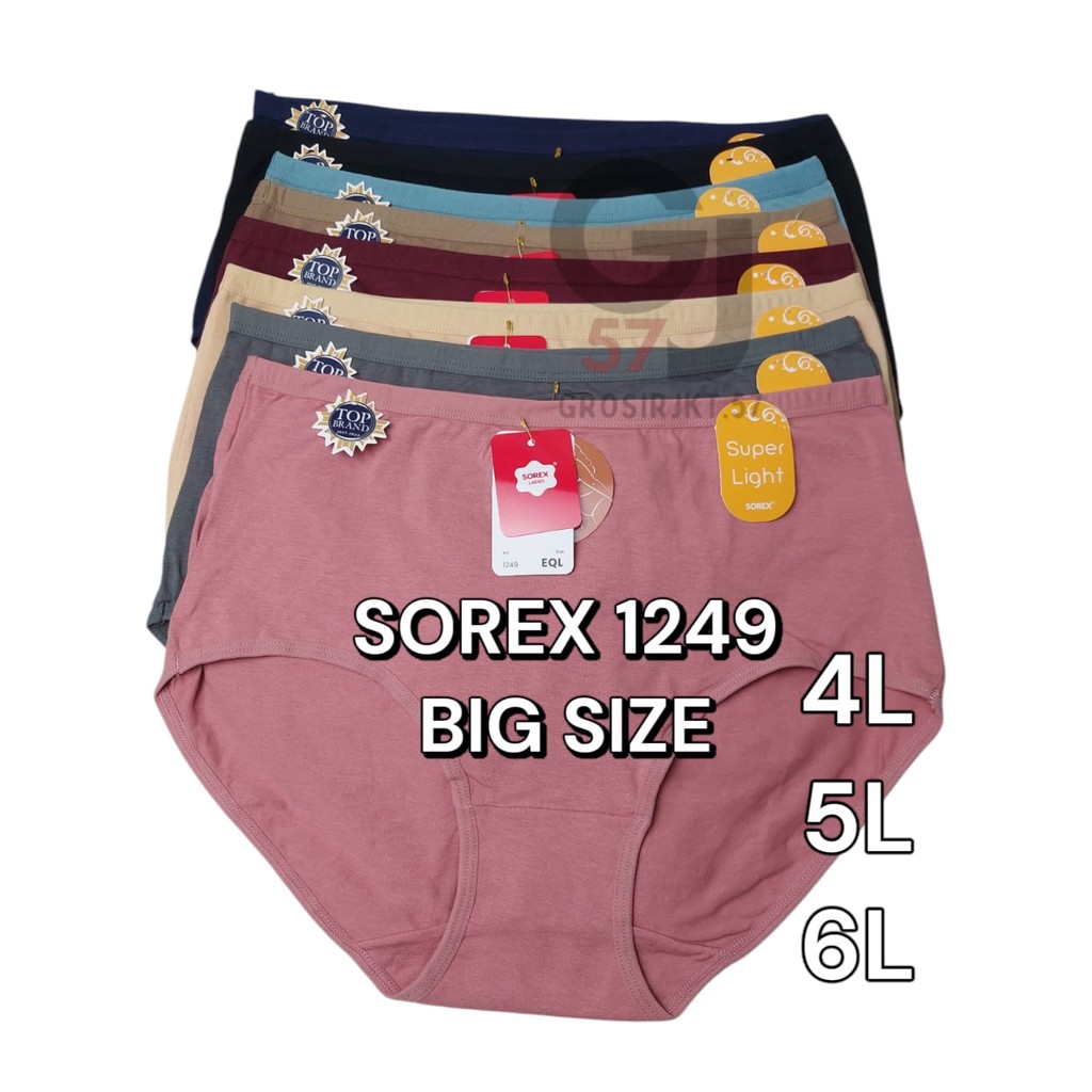 CD Wanita Sorex 1249 Jumbo 6L 5L 4L CD Wanita Jumbo Sorex Big Size Elastis CD Ibu Hamil Jumbo