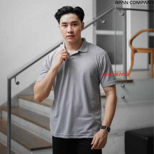Kaos Kerah Lengan Pendek SLIMFIT / Polo Shirt Buttonless Pria / Polo Lacost Slimfit Pria Premium / B